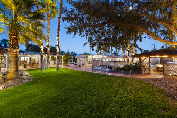 Palm Springs Wedding Estate with Retro Pool Vibes + Hollywood History: Your Multi-Day Celebration Destination